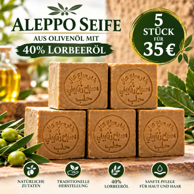 Aleppo Seife 40